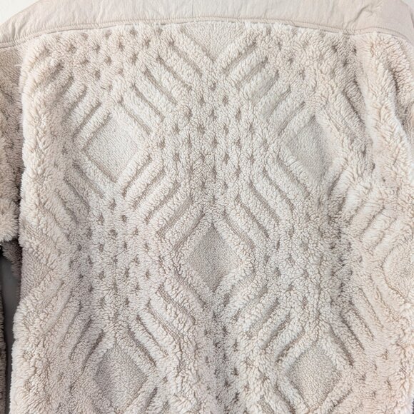 Tommy Hilfiger Long Sleeve Snap Button Faux Fur Quarter Button Sweater Women's S - Picture 7 of 11